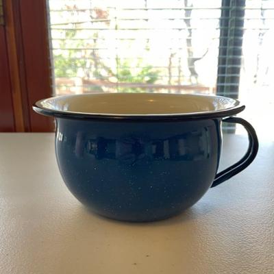 Large Blue Coffee Mug