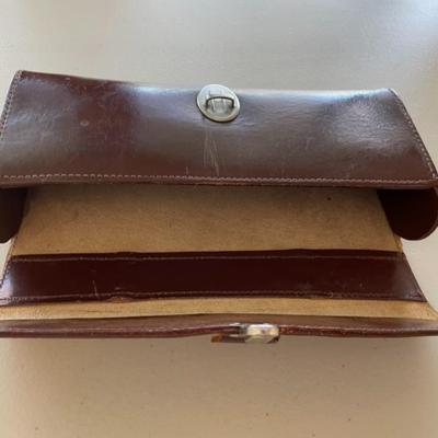 Brown Leather Purse / Handbag - INCO