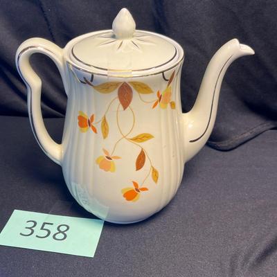 Jewel Tea Autumn Leaf Coffee Pot