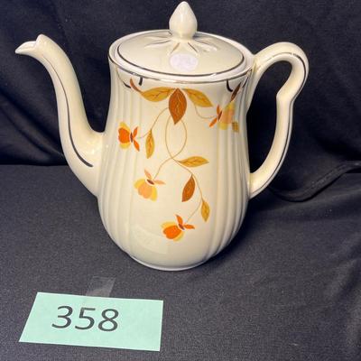 Jewel Tea Autumn Leaf Coffee Pot