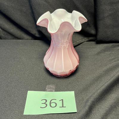 Fenton Dusty Rose Vase