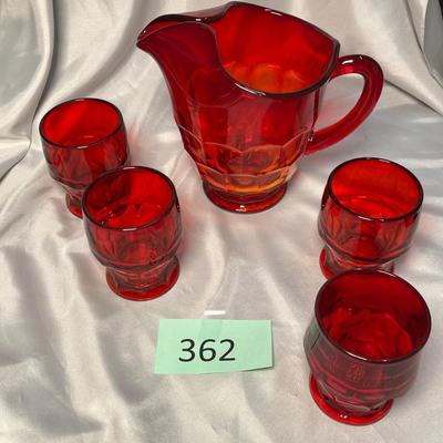 Viking Georgian Pattern Pitcher & tumbler set