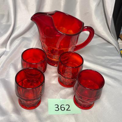 Viking Georgian Pattern Pitcher & tumbler set