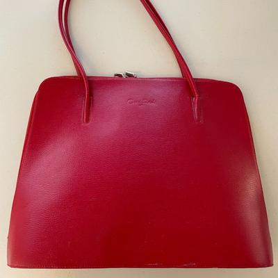 Red Leather Purse: Cleo & Patek  - Paris