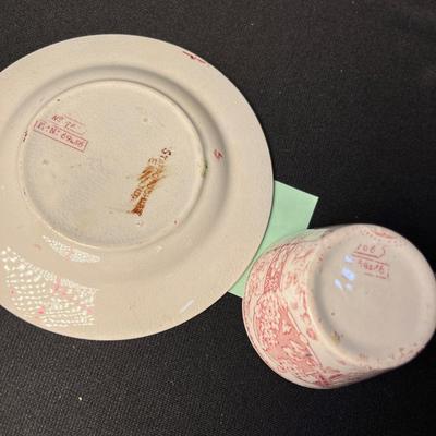 English Transferware Cup & saucer