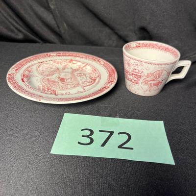 English Transferware Cup & saucer