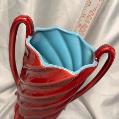 Red Wing Vase