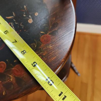 Vintage 3 tier Wood Folding Pie Stand 42" Tall 10" Diameter