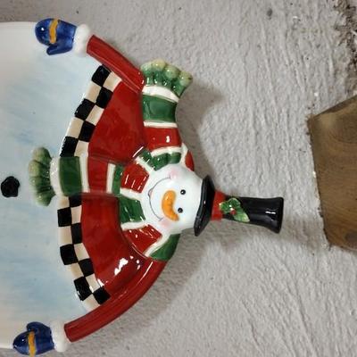 Snowman Plate