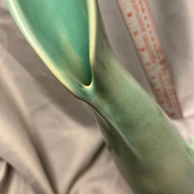 Rare FRANKOMA Signed Turquoise vase