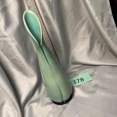 Rare FRANKOMA Signed Turquoise vase