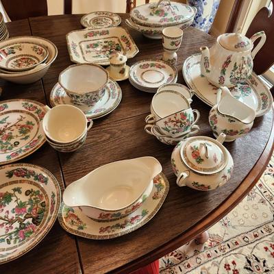 Large Lot Of Indian Tree China Johnson Bros, Maddock Anchor