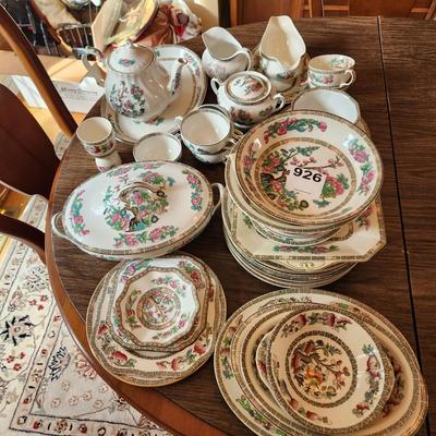 Large Lot Of Indian Tree China Johnson Bros, Maddock Anchor