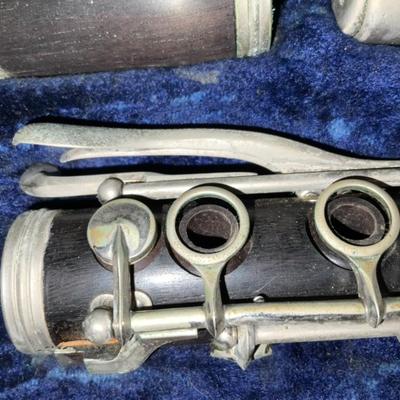 Vintage Everette Schaeffer. B Flat Cherry Wood. Concert Clarinet Made in France