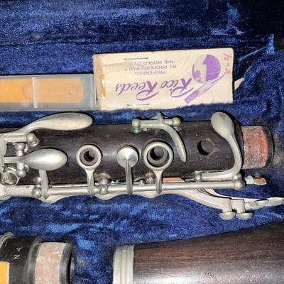 Vintage Everette Schaeffer. B Flat Cherry Wood. Concert Clarinet Made in France