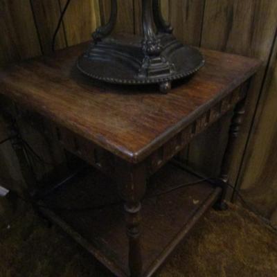 Solid Wood Side Table- Approx 20