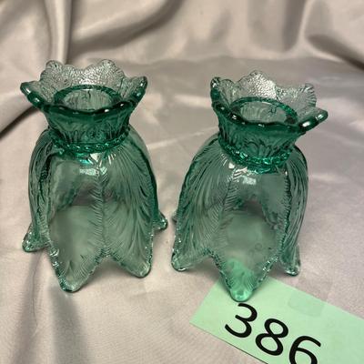 Fenton Candle Holders