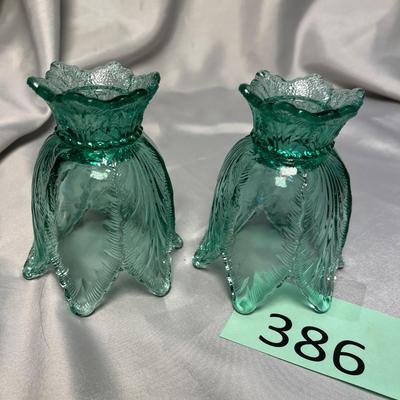 Fenton Candle Holders