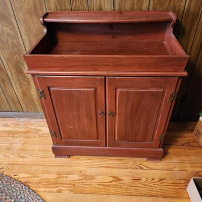 Vintage Solid Wood  Dry Sink 31x16x36