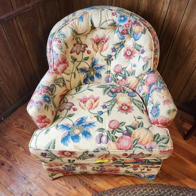Floral Swivel Chair 30