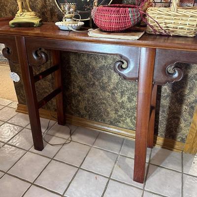Lot 6: Entryway Table & More