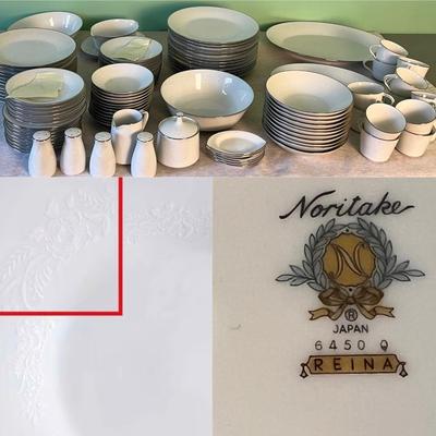 Vintage Noritake Reina 6450 Fine China Set