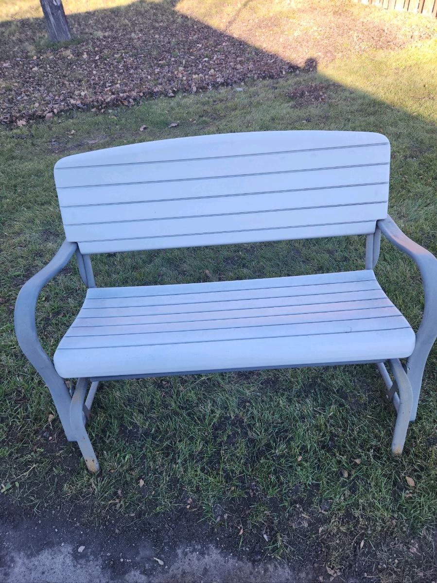 Patio Glider rocker loveseat