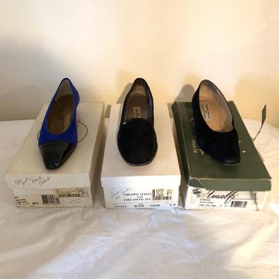 Vintage Ladies Pumps, Leather Boots, and More, Sz 8.5/9 (UB1-KW)