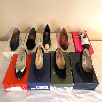 Vintage Ladies Pumps, Leather Boots, and More, Sz 8.5/9 (UB1-KW)