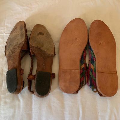 Vintage Ladies Pumps, Leather Boots, and More, Sz 8.5/9 (UB1-KW)
