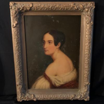 Ornately Framed Ladies Portraits (UB-KW)