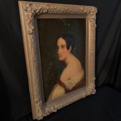 Ornately Framed Ladies Portraits (UB-KW)