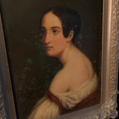 Ornately Framed Ladies Portraits (UB-KW)