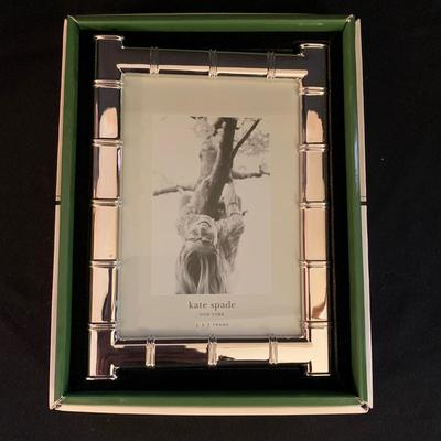 Kate Spade Silver Plated Picture Frame with Sterling Silver Pocket Mirror and More (UB-KW)