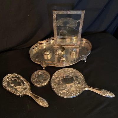 Kate Spade Silver Plated Picture Frame with Sterling Silver Pocket Mirror and More (UB-KW)
