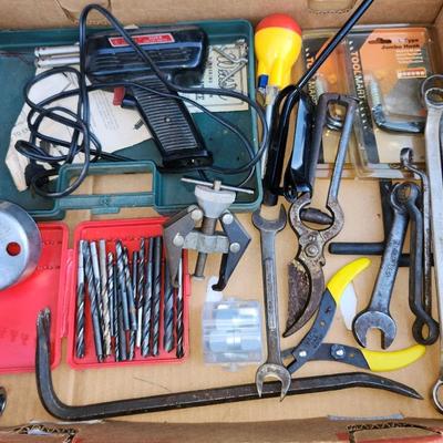 Various tool and parts