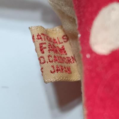 Fun Nationals Japan deer with vintage Santa Elf felt figure