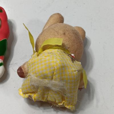Baby's First Christmas 1989 Ornament with Flocked mouse
