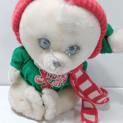 Vintage Emotions Mattel Snuggles The Seal White Baby Stuffed Animal Plush 1984