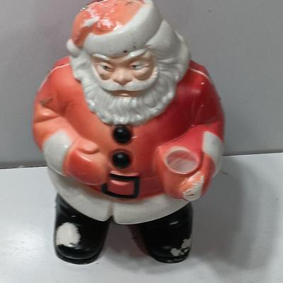 Vintage Royal Electric Celluloid Santa Light * 7 inch Santa * Vintage Christmas * Mid Century