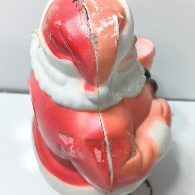 Vintage Royal Electric Celluloid Santa Light * 7 inch Santa * Vintage Christmas * Mid Century
