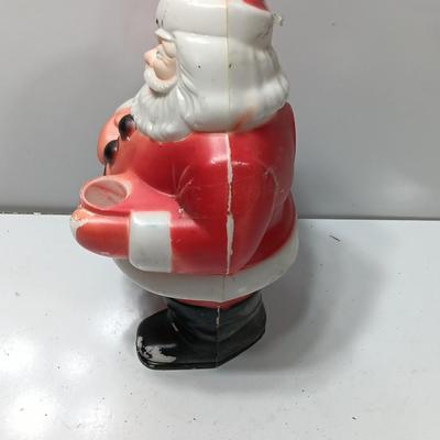 Vintage Royal Electric Celluloid Santa Light * 7 inch Santa * Vintage Christmas * Mid Century