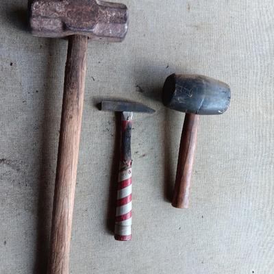 Three hammers