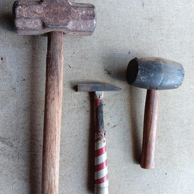 Three hammers