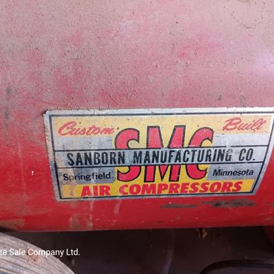 Sanborn Manufacturing Electric Air Compressor with hose