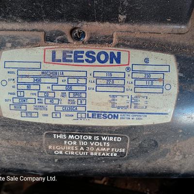 Sanborn Manufacturing Electric Air Compressor with hose