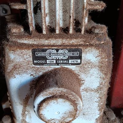 Sanborn Manufacturing Electric Air Compressor with hose