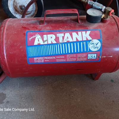 Midwest Products Portable Air Tank with air hose