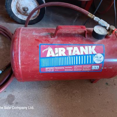 Midwest Products Portable Air Tank with air hose
