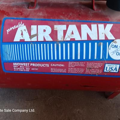 Midwest Products Portable Air Tank with air hose
